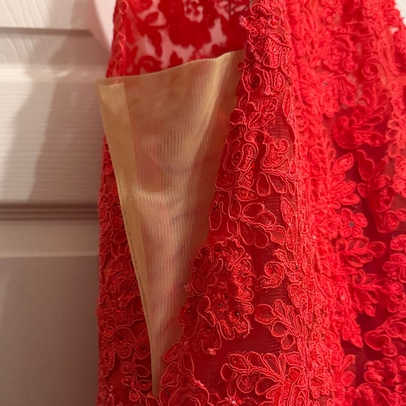 NWT Sherri Hill Vibrant Red Prom Dress #53573 - Picture 5 of 12